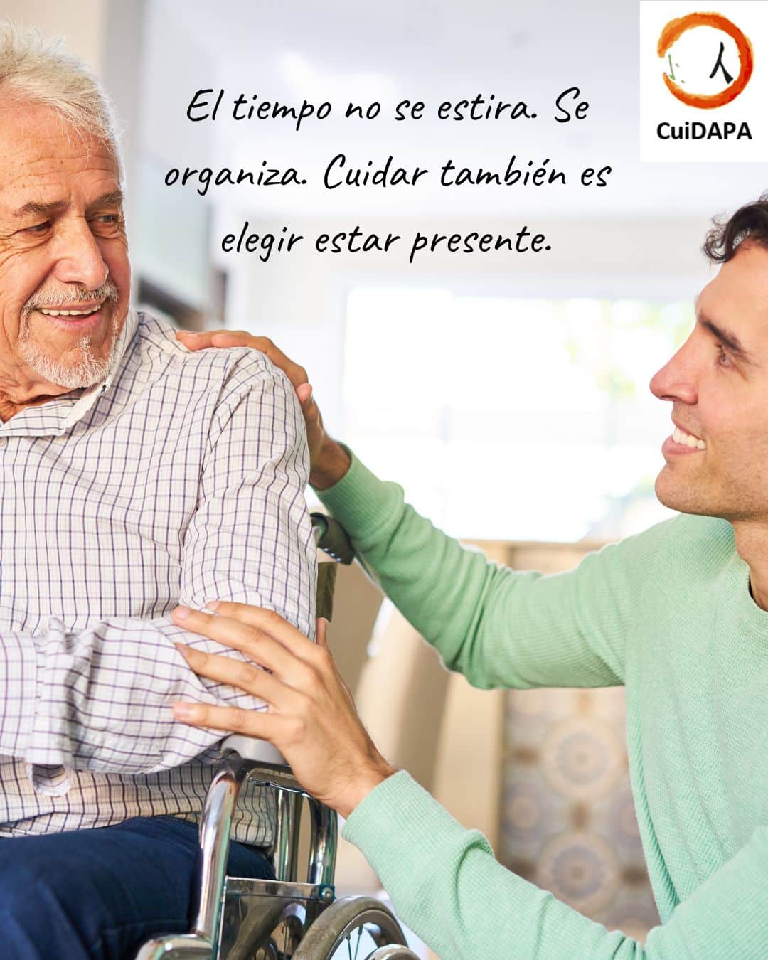 Familia organizando su tiempo con apoyo de cuidados y atención a domicilio en Bétera